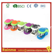 Mini Capacity Desktop Stapler with Colorful Cute Portable